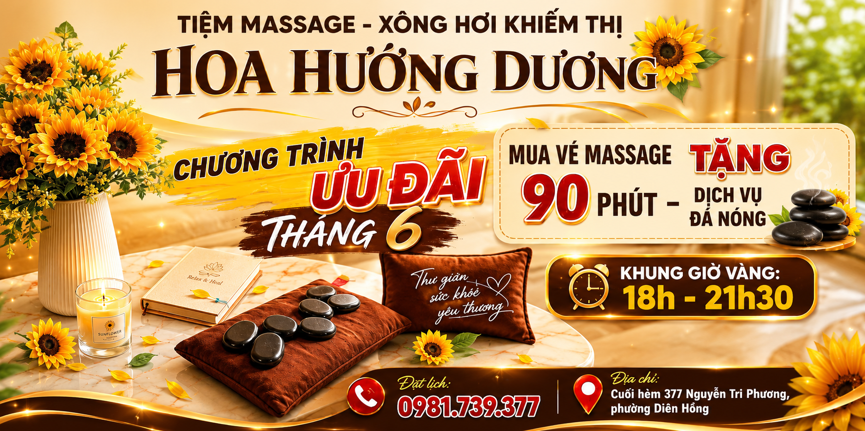 Massage Khiếm Thị Hoa Hướng Dương